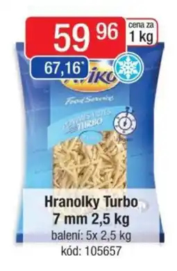 Qanto Aviko Hranolky Turbo 7 mm nabídka