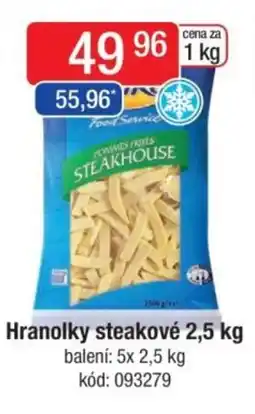 Qanto Aviko Hranolky steakové nabídka