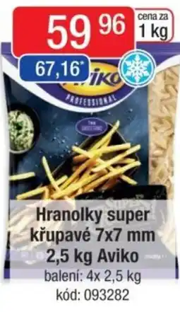 Qanto Aviko Hranolky super křupavé 7x7 mm nabídka