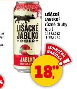 Penny Market Lišácké jablko cider nabídka