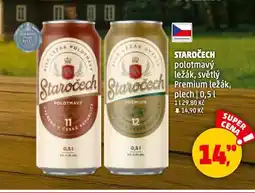 Penny Market Pivo staročech nabídka