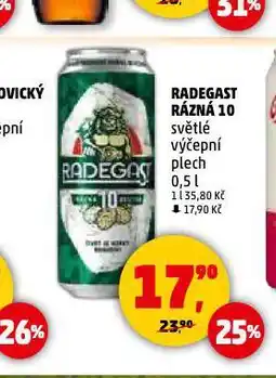 Penny Market Pivo radegast nabídka