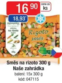 Qanto Směs na rizoto Naše zahrádka nabídka