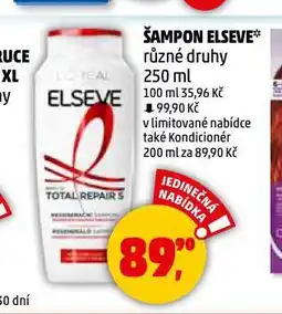 Penny Market Elseve šampon nabídka