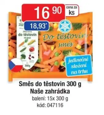 Qanto Směs do těstovin Naše zahrádka nabídka