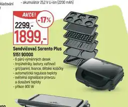 Globus Eta sendvičovač nabídka