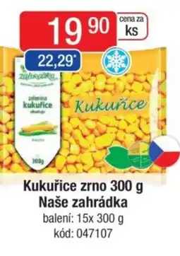 Qanto Kukuřice zrno Naše zahrádka nabídka