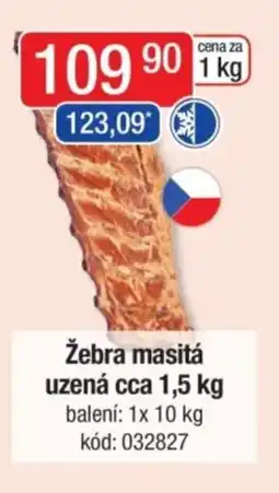 Qanto Žebra masitá uzená nabídka