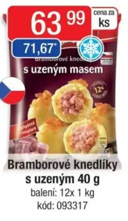 Qanto Bramborové knedlíky s uzeným nabídka