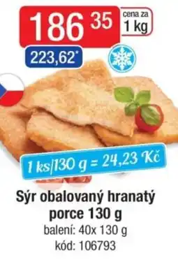 Qanto Sýr obalovaný hranatý porce nabídka