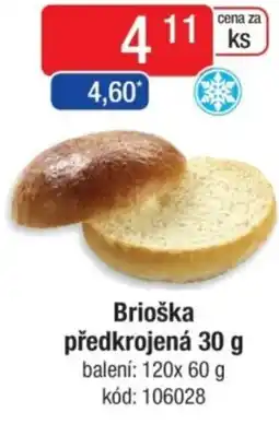 Qanto Brioška předkrojená nabídka