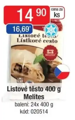 Qanto Listové těsto Melites nabídka