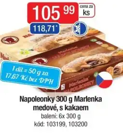 Qanto Napoleonky Marlenka medové, s kakaem nabídka