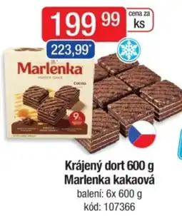 Qanto Krájený dort Marlenka kakaová nabídka