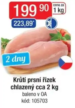 Qanto Krůtí prsní řízek chlazený nabídka