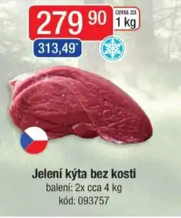 Qanto Jelení kýta bez kosti nabídka