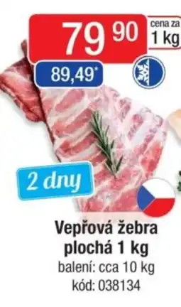 Qanto Vepřová žebra plochá nabídka