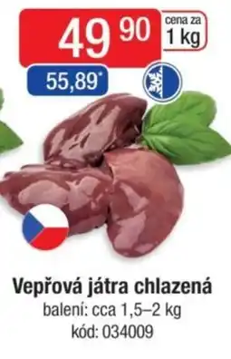 Qanto Vepřová játra chlazená nabídka
