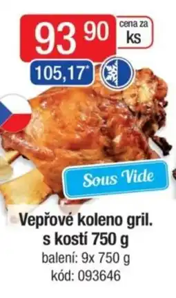 Qanto Vepřové koleno gril. s kostí nabídka