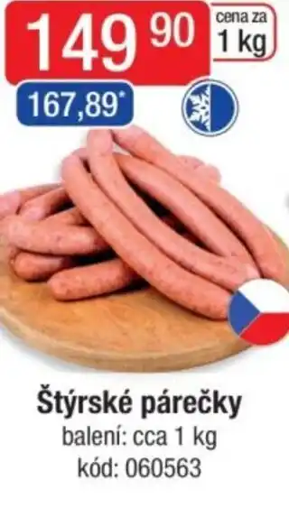 Qanto Štýrské párečky nabídka