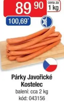 Qanto Párky Javořické Kostelec nabídka