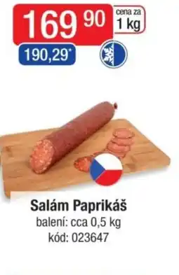 Qanto Salám Paprikáš nabídka