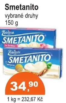 COOP DISKONT Smetanito nabídka