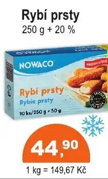 COOP DISKONT Rybí prsty nabídka