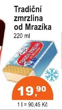 COOP DISKONT Tradiční zmrzlina od mrazíka nabídka