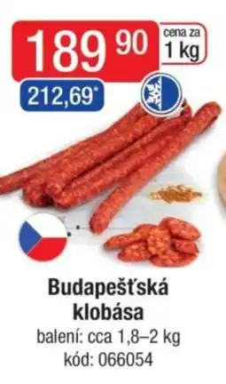 Qanto Budapešťská klobása nabídka