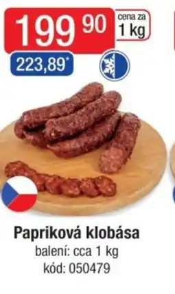 Qanto Papriková klobása nabídka