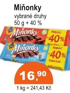 COOP DISKONT Miñonky nabídka