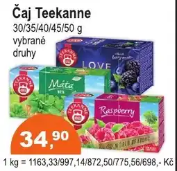 COOP DISKONT Čaj teekanne nabídka