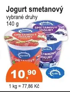 COOP DISKONT Jogurt smetanový nabídka