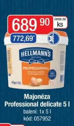 Qanto HELLMANN'S Majonéza Professional delicate nabídka