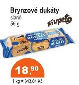 COOP DISKONT Brynzové dukáty nabídka