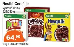 COOP DISKONT NESTLÉ Cereálie nabídka