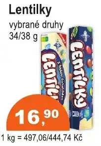 COOP DISKONT Lentilky nabídka