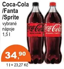 COOP DISKONT Coca-cola /fanta /sprite nabídka