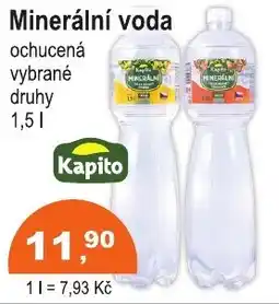 COOP DISKONT Minerální voda nabídka