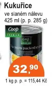 COOP DISKONT Kukuřice nabídka