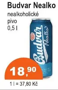 COOP DISKONT Budvar nealko nabídka