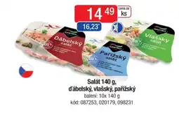 Qanto Salát , ďábelský, vlašský, pařížský nabídka