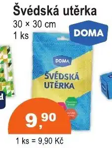 COOP DISKONT Švédská utěrka nabídka