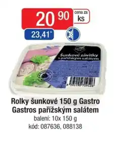 Qanto Rolky šunkové Gastro Gastros pařížským salátem nabídka