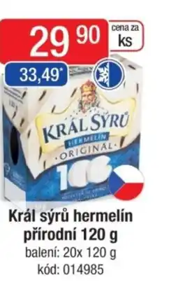 Qanto Král sýrů hermelín přírodní nabídka
