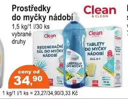 COOP DISKONT Prostředky do myčky nádobí nabídka