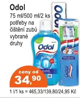 COOP DISKONT Odol nabídka