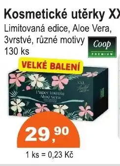 COOP DISKONT Kosmetické utěrky xxl nabídka