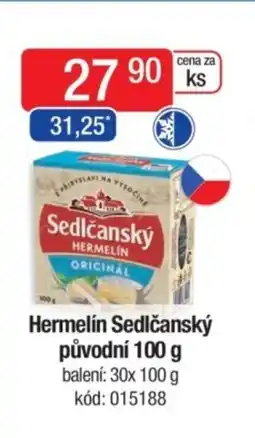 Qanto Hermelín Sedlčanský původní nabídka